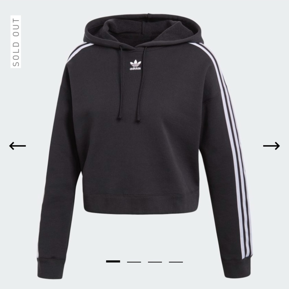 Adidas Cropped Hoodie